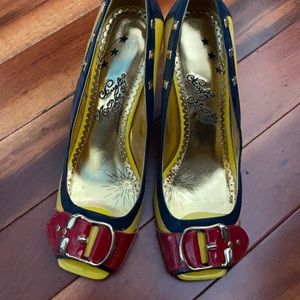 Naughty Monkey high heels (multicolored) sz9.5